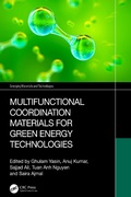 Cover: Multifunctional Coordination Materials for Green Energy Technologies - CRC Press