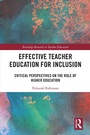 Cover: Effective Teacher Education for Inclusion - Routledge