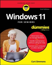 Enlarge image Cover: Windows 11 For Seniors For Dummies, 2nd Edition - Wiley