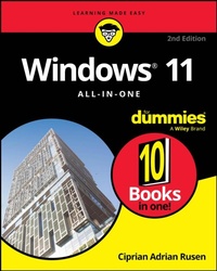 Enlarge image Cover: Windows 11 All-in-One For Dummies, 2nd Edition - Wiley