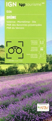 Abbildung von: Drome - Valence Montelimar Die PNR Baronnies prov.: D26 - Institut Geographique National