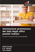 Cover: Valutazione preliminare dei dati degli uffici postali indiani - Edizioni Sapienza