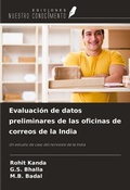 Cover: Evaluaci&oacute;n de datos preliminares de las oficinas de correos de la India - Ediciones Nuestro Conocimiento