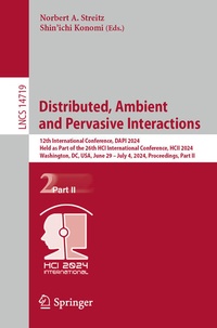 Enlarge image Cover: Distributed, Ambient and Pervasive Interactions - Springer
