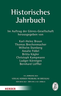 Abbildung von: Historisches Jahrbuch - Verlag Herder