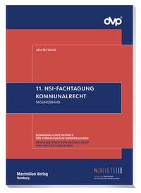 Abbildung von: 11. NSI-Fachtagung Kommunalrecht - Maximilian Vlg