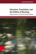 Cover: Literature, Translation, and the Politics of Meaning - V&R unipress