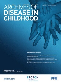 Abbildung von: Archives of Disease in Childhood - BMJ Publishing Group