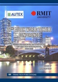 Cover: 22nd AUTEX World Textile Conference - Trans Tech Publications Ltd