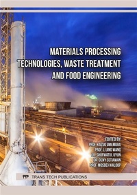 Abbildung von: Materials Processing Technologies, Waste Treatment and Food Engineering - Trans Tech Publications Ltd