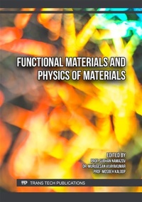 Abbildung von: Functional Materials and Physics of Materials - Trans Tech Publications Ltd