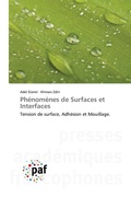 Cover: Phenomenes de Surfaces et Interfaces - Presses Acad&eacute;miques Francophones