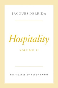 Enlarge image Cover: Hospitality, Volume II - University of Chicago Press