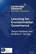 Cover: Learning for Environmental Governance - Cambridge University Press