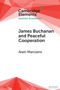 Cover: James Buchanan and Peaceful Cooperation - Cambridge University Press