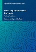 Cover: Pursuing Institutional Purpose - Cambridge University Press