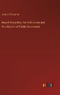 Cover: Report Regarding the Publication and Distribution of Public Documents - Outlook Verlag