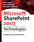 Cover: Microsoft SharePoint 2007 Technologies - Digital Press