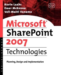 Enlarge image Cover: Microsoft SharePoint 2007 Technologies - Digital Press