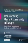 Cover: Transforming Media Accessibility in Europe - Springer
