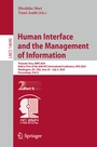Cover: Human Interface and the Management of Information - Springer