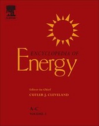 Enlarge image Cover: Encyclopedia of Energy - Elsevier