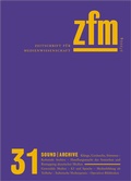 Cover: Zeitschrift f&uuml;r Medienwissenschaft 31 - transcript