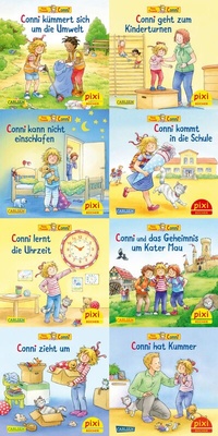 Abbildung von: Pixi-8er-Set 300: Neue Abenteuer mit Conni (8x1 Exemplar) - Carlsen