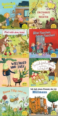 Abbildung von: Pixi-8er-Set 299: Pixi setzt sich für die Umwelt ein (8x1 Exemplar) - Carlsen