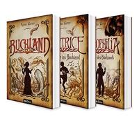 Abbildung von: Buchland Band 1-3: Buchland / Beatrice. Rückkehr ins Buchland / Bibliophilia. Das Ende des Buchlands: Die komplette Trilogie (Paperback) - Lindwurm Verlag