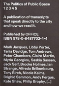 Cover: The Politics of Public Space - Office AU Limited