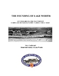 Cover: The Founding of Lake Worth - Historical Society of Lake Worth