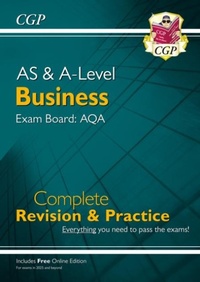 Abbildung von: A-Level & AS Business: AQA Complete Revision & Practice (with Online Edition) - Coordination Group Publications Ltd (CGP)