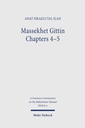 Cover: Massekhet Gittin Chapters 4-5 - Mohr Siebeck