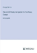 Cover: The Art Of Poetry An Epistle To The Pisos; Essays - Megali Verlag