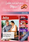 Cover: Liebe nur auf dem Papier? - 5 "Marriage of Convenience"-Romances - CORA Verlag