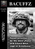 Cover: Bacuffz Magazin Ausgabe 1 - BACUFFZ / Kriegstageb&uuml;cher