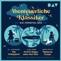 Cover: Abenteuerliche Klassiker - Die H&ouml;rspiel-Box. Die Schatzinsel, 20.000 Meilen unter dem Meer, Robinson Crusoe - Der Audio Verlag