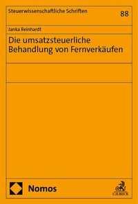 Abbildung von: Die umsatzsteuerliche Behandlung von Fernverkäufen - Nomos