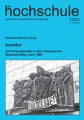 Cover: Inventur - Institut f. Hochschulforschung Wittenberg