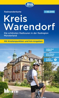 Abbildung von: Radwanderkarte BVA Kreis Warendorf 1:50.000, mit Knotenpunkten und km-Angaben, reiß- und wetterfest, GPS-Tracks Download - BVA BikeMedia