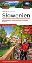 Cover: BVA ADFC Radtourenkarte Slowenien 1:150.000 - BVA Karten und B&uuml;cher