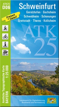 Abbildung von: ATK25-D06 Schweinfurt (Amtliche Topographische Karte 1:25000) - Landesamt für Digitalisierung, Breitband und Vermessung, Bayern