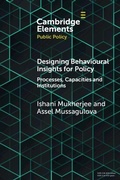 Cover: Designing Behavioural Insights for Policy - Cambridge University Press