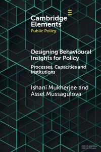 Enlarge image Cover: Designing Behavioural Insights for Policy - Cambridge University Press