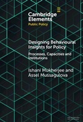 Cover: Designing Behavioural Insights for Policy - Cambridge University Press