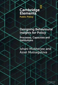 Enlarge image Cover: Designing Behavioural Insights for Policy - Cambridge University Press