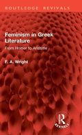 Cover: Feminism in Greek Literature - Routledge