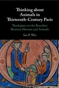 Cover: Thinking about Animals in Thirteenth-Century Paris - Cambridge University Press