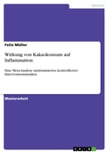 Cover: Wirkung von Kakaokonsum auf Inflammation - GRIN Verlag